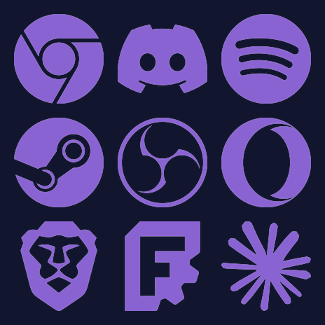 FutureDusk desktop icon collection preview